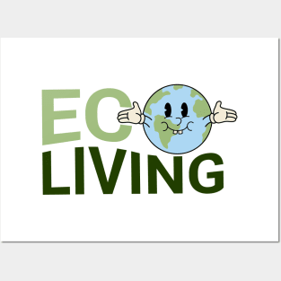 Eco living Posters and Art